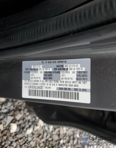 2018 Mazda Cx-5 Touring from USA, damaged, VIN JM3KFBCM8J0446357